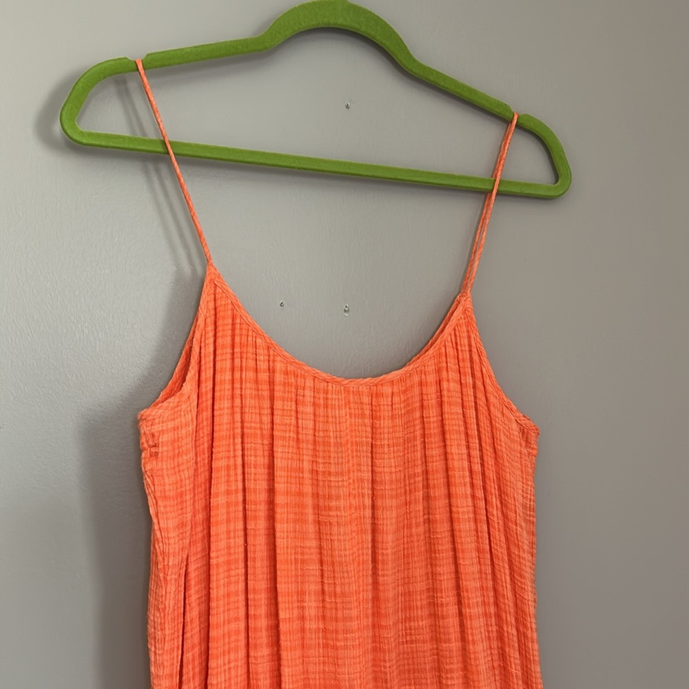Apiece Apart Gauzy Cotton Blend Saluda Tier Maxi Dress In Nastu Size Small - Picture 6 of 14